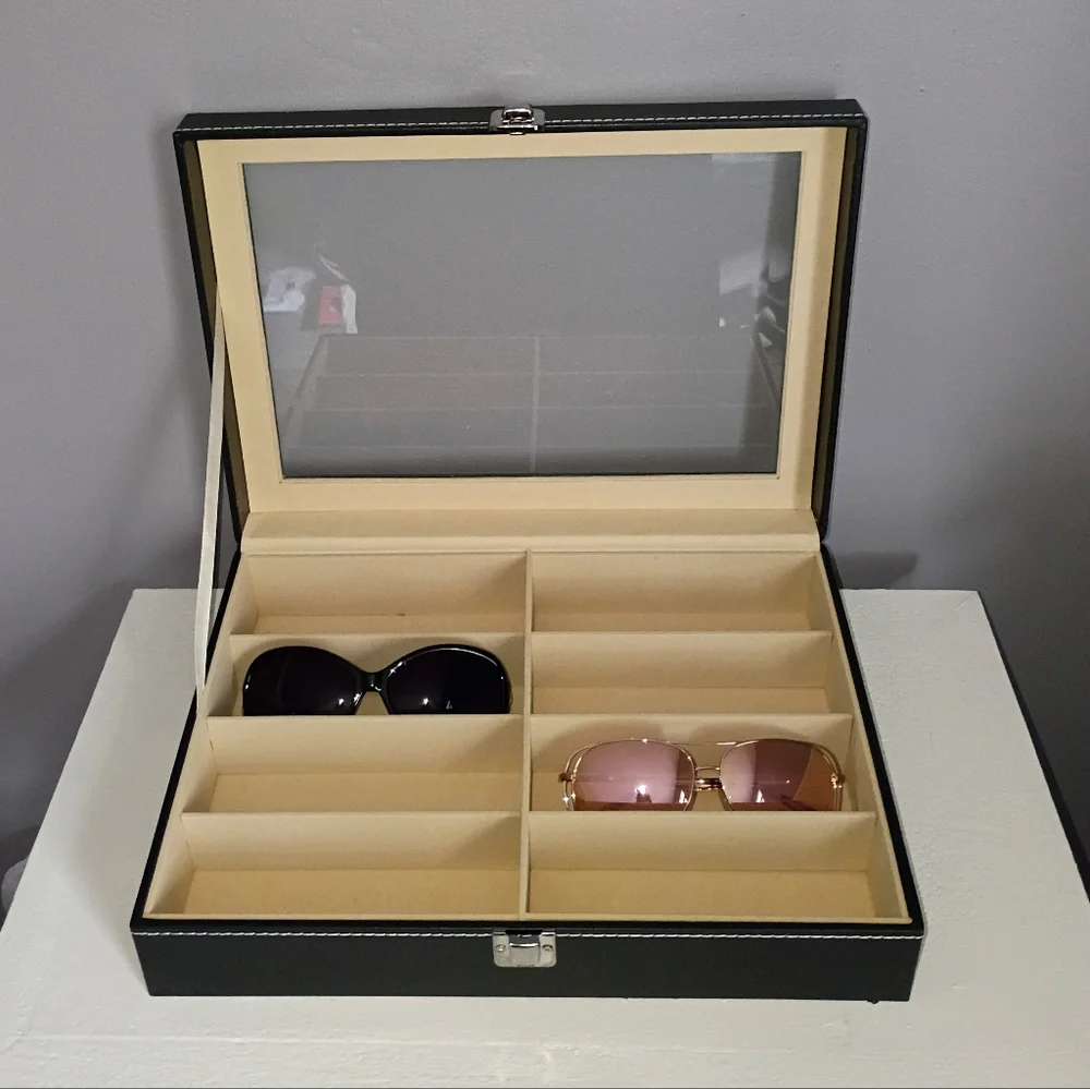 8 Slot Sunglasses Glasses Case Organizer - Picture 9 of 9